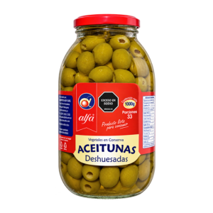 Aceituna Deshuesada Alfa*1000Gr Frasco